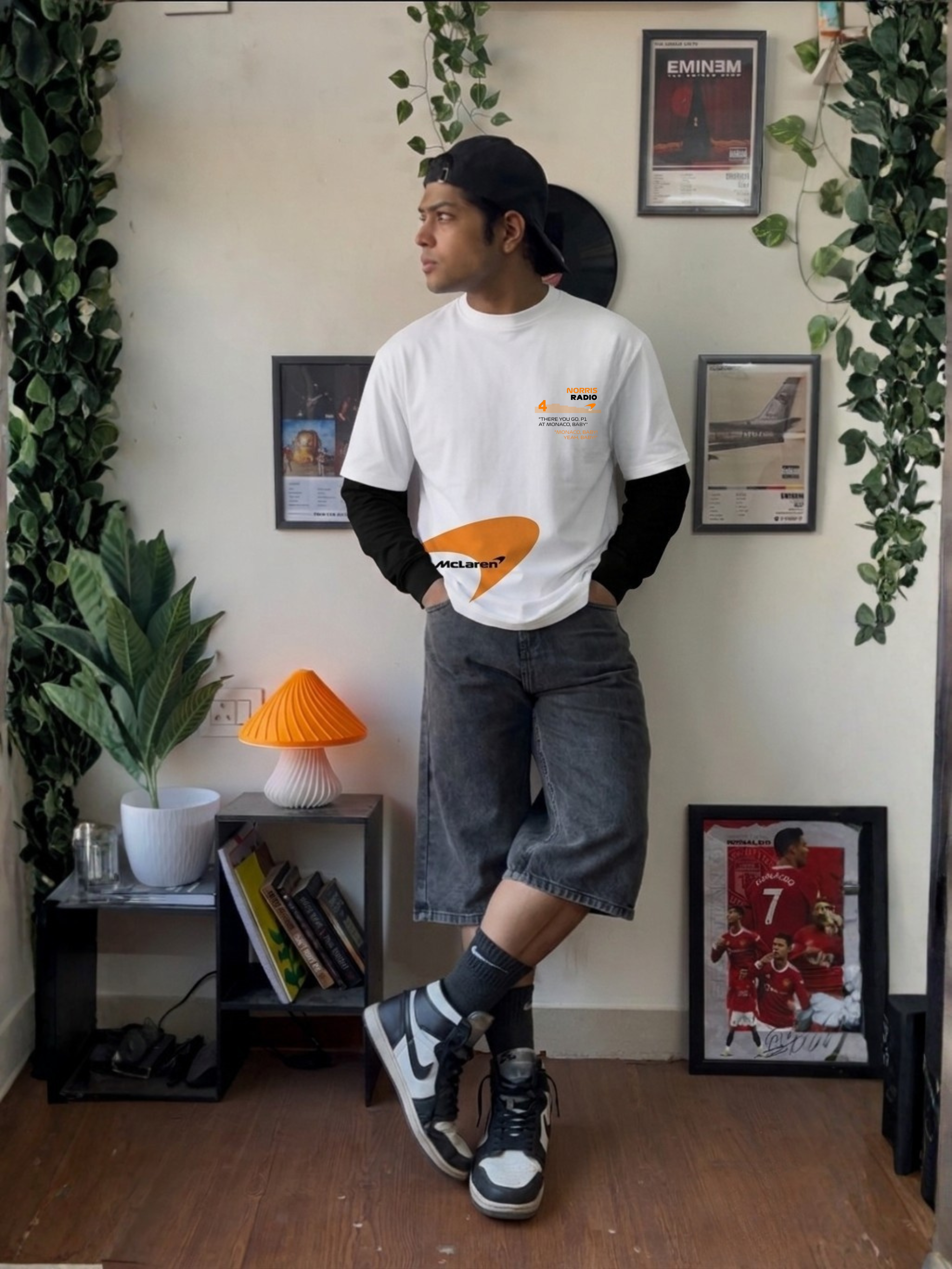 Lando Norris Mclaren Motorsport Tee – White V2