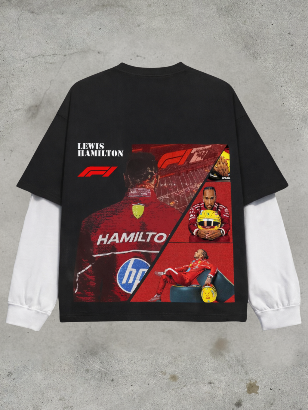 Lewis Hamilton Ferrari Motorsport Tee