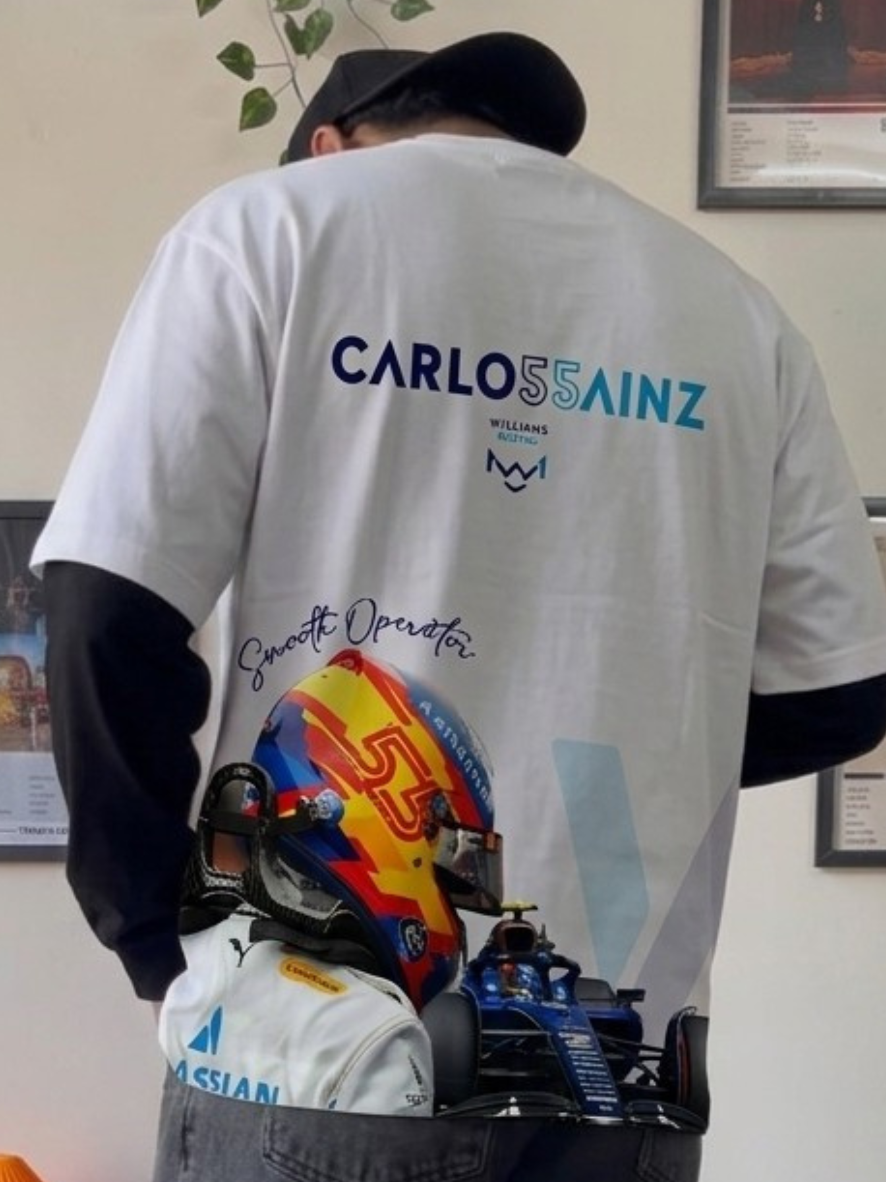 Carlos Sainz Williams Motorsport Tee - White V2