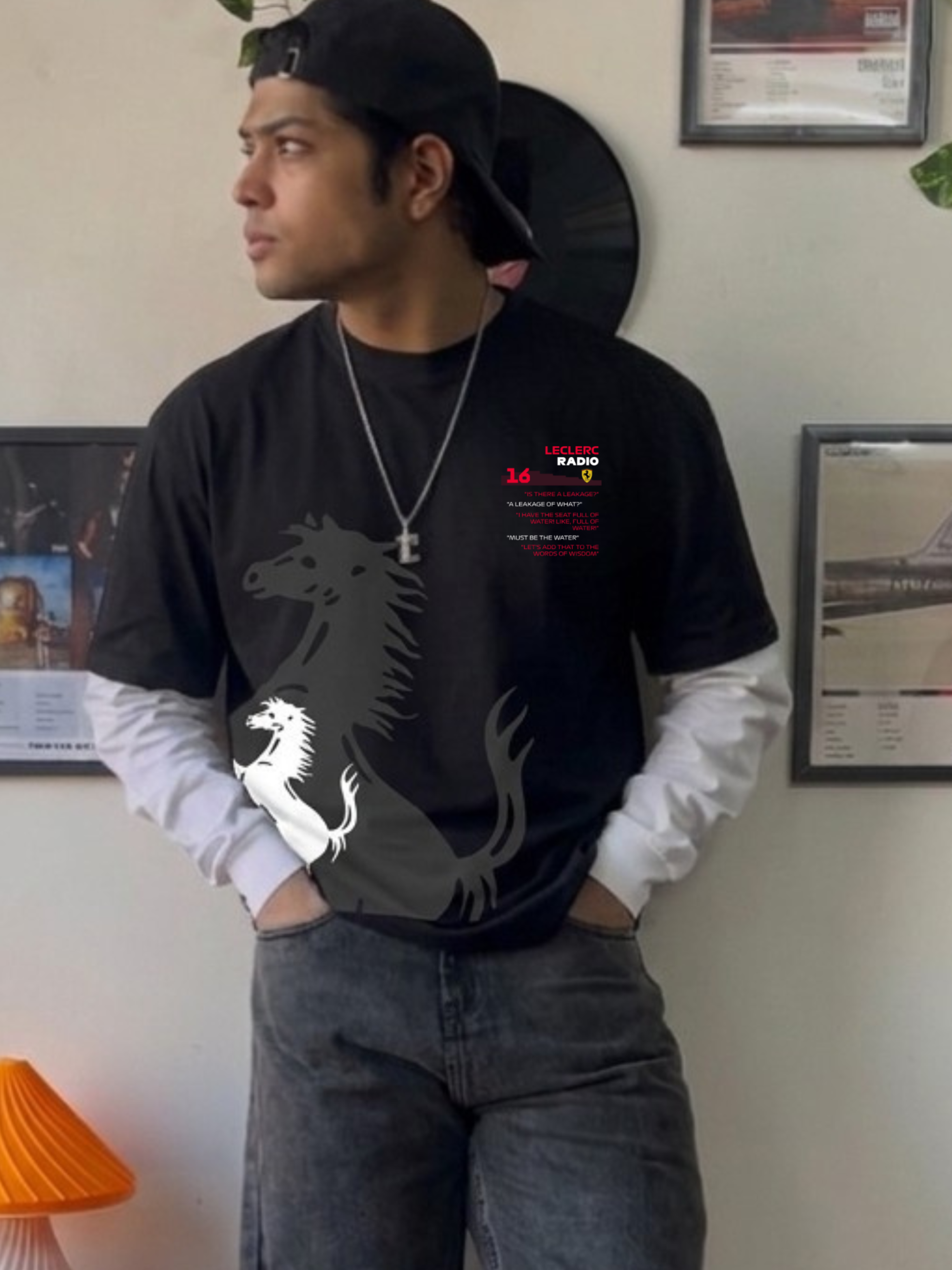 Charles Leclerc Ferrari Motorsport Tee V2