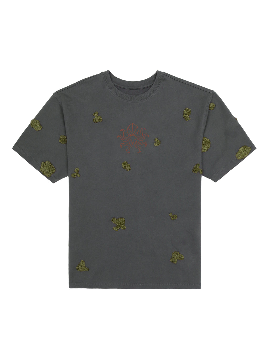 Rooted Realms Moss Embroidered T-Shirt