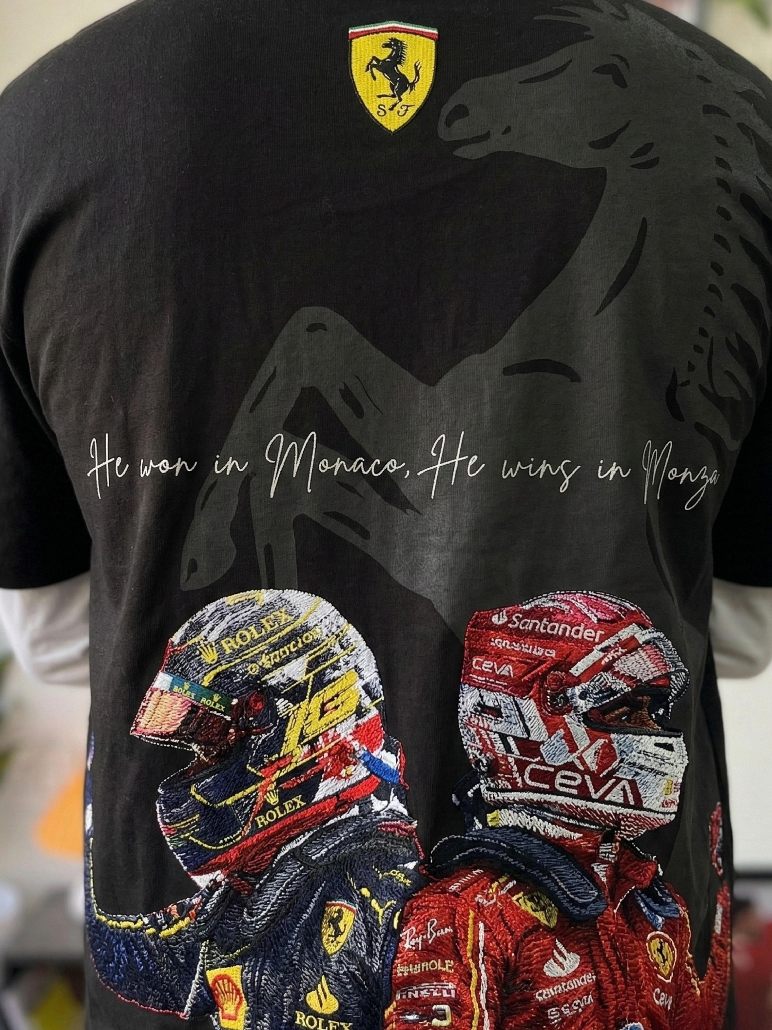 Charles Leclerc Ferrari Motorsport Tee V2
