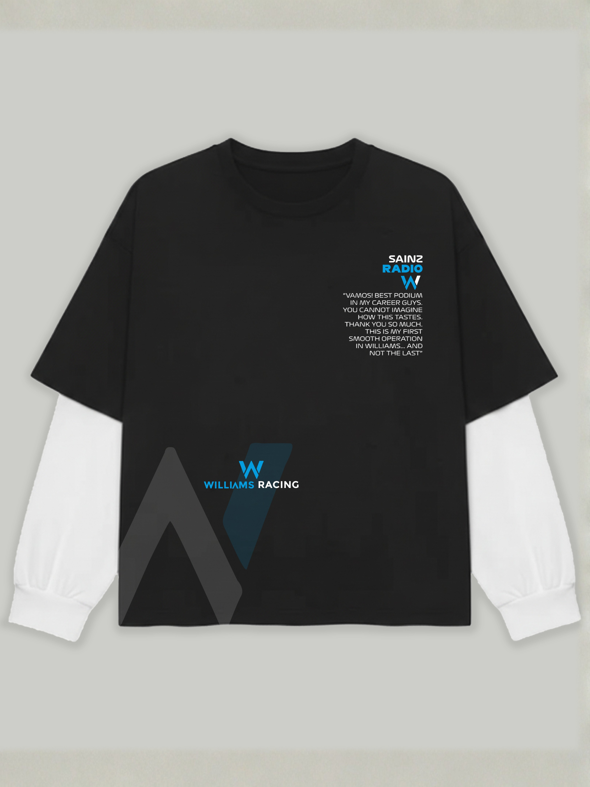 Carlos Sainz Williams Motorsport Tee - Black