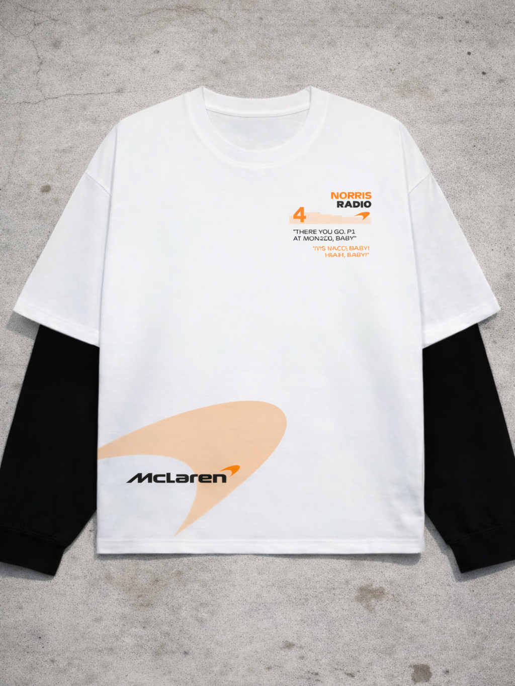 Lando Norris Mclaren Motorsport Tee – White V1
