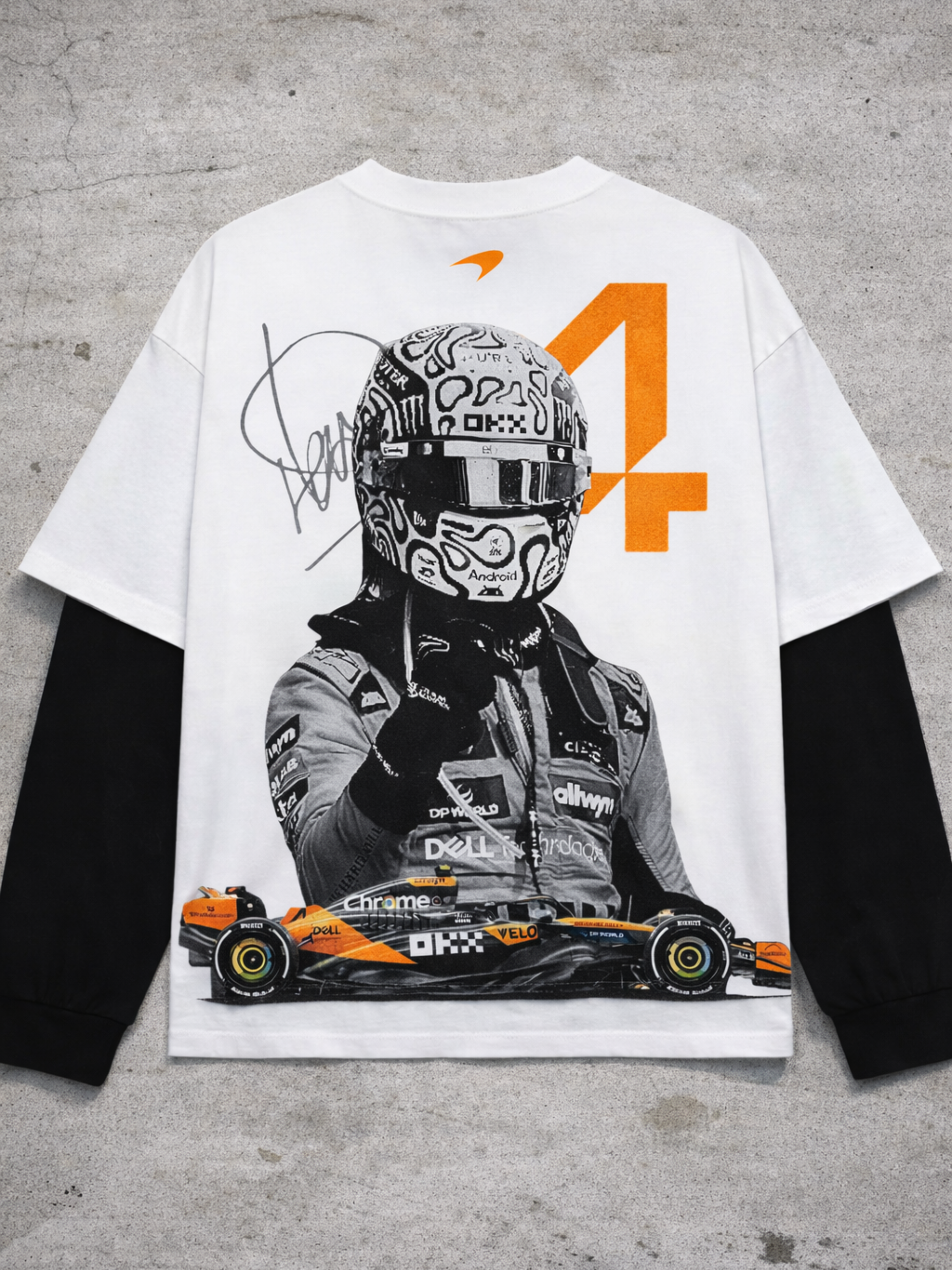 Lando Norris Mclaren Motorsport Tee – White V1
