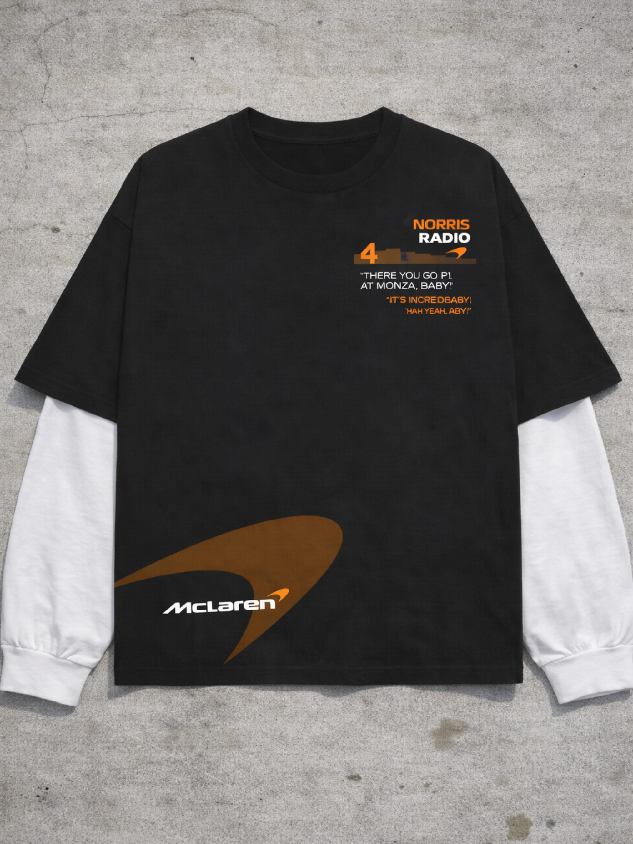 Lando Norris Mclaren Motorsport Tee – Black V1