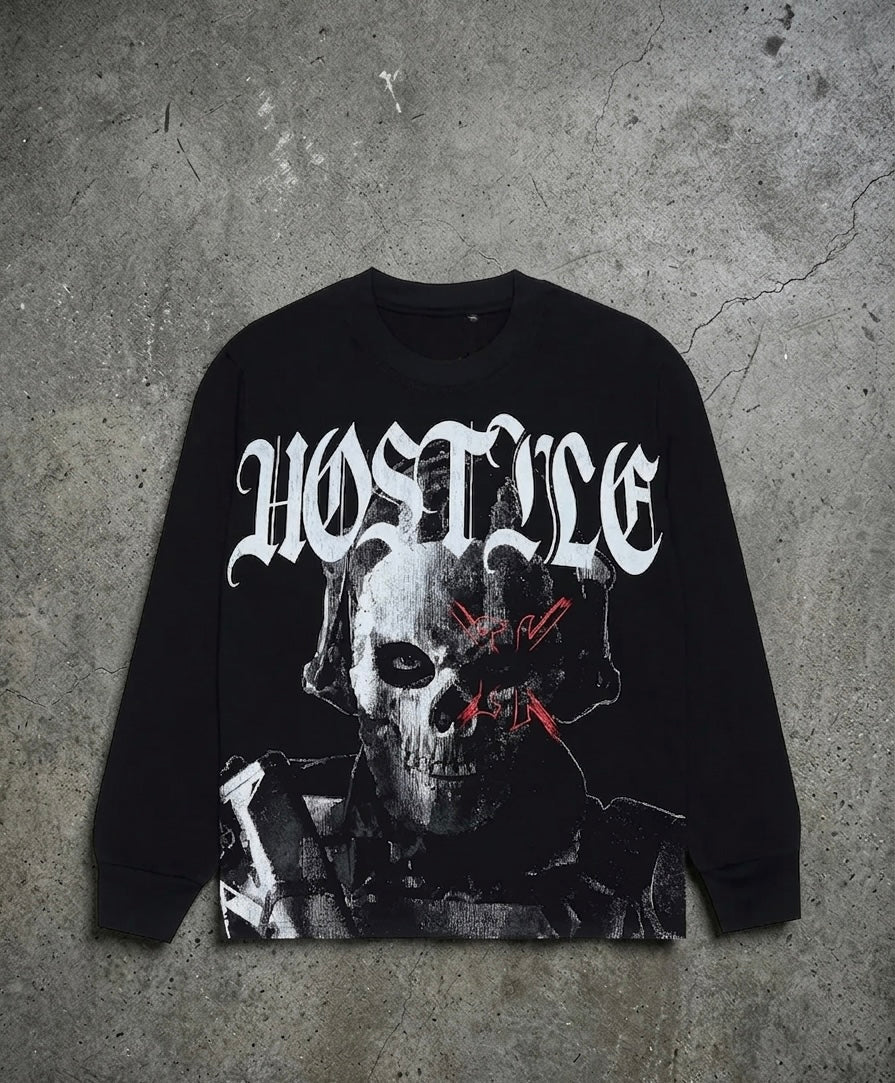 Ghost Ripped Full Sleeve Tee