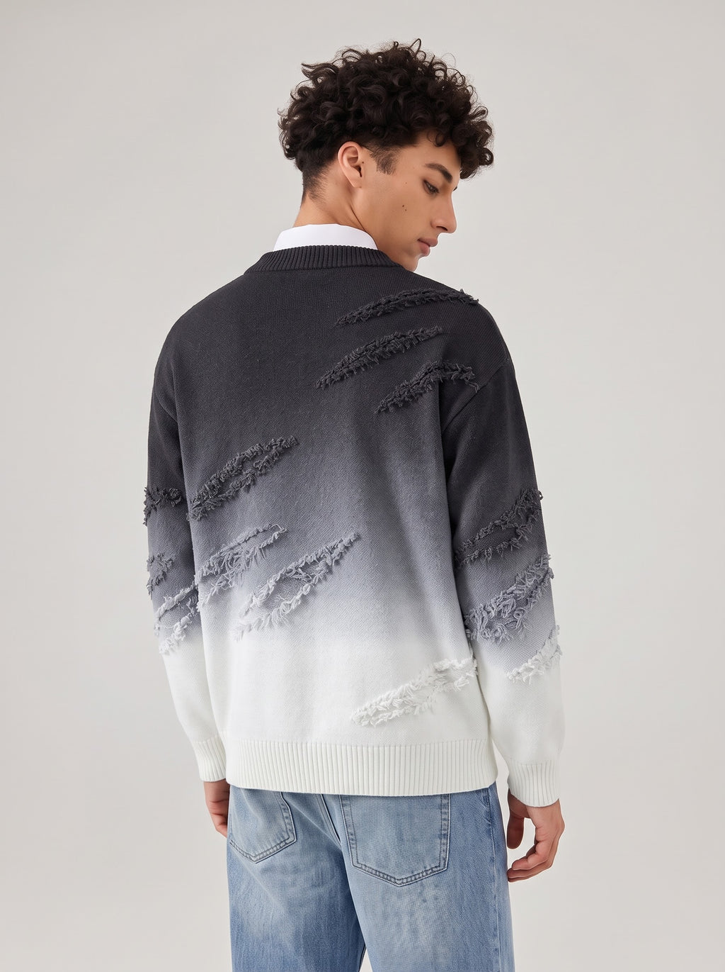 Faded Ruin Distressed Knit Sweater