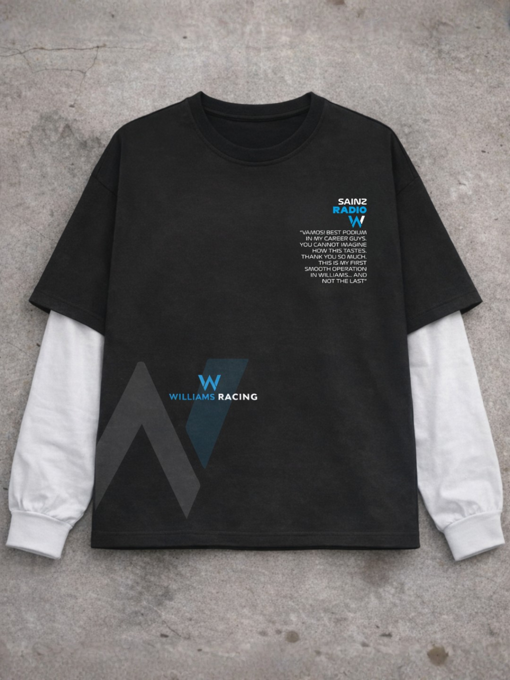 Carlos Sainz Williams Motorsport Tee - Black V1