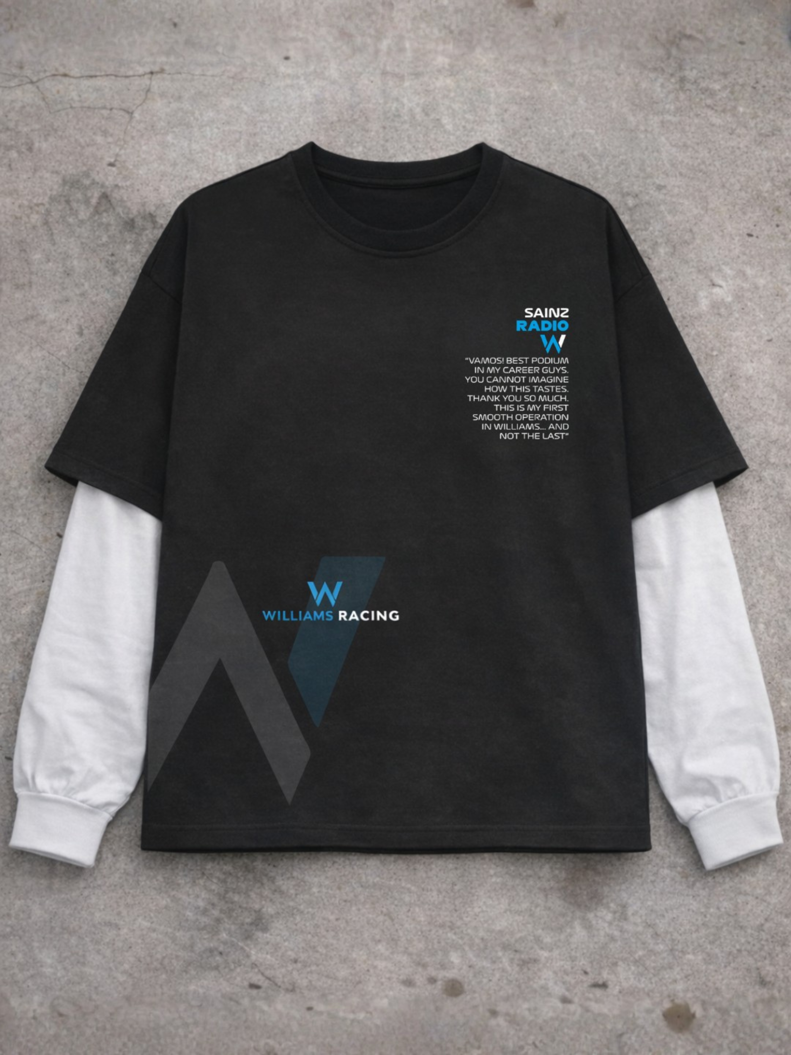 Carlos Sainz Williams Motorsport Tee - Black V1
